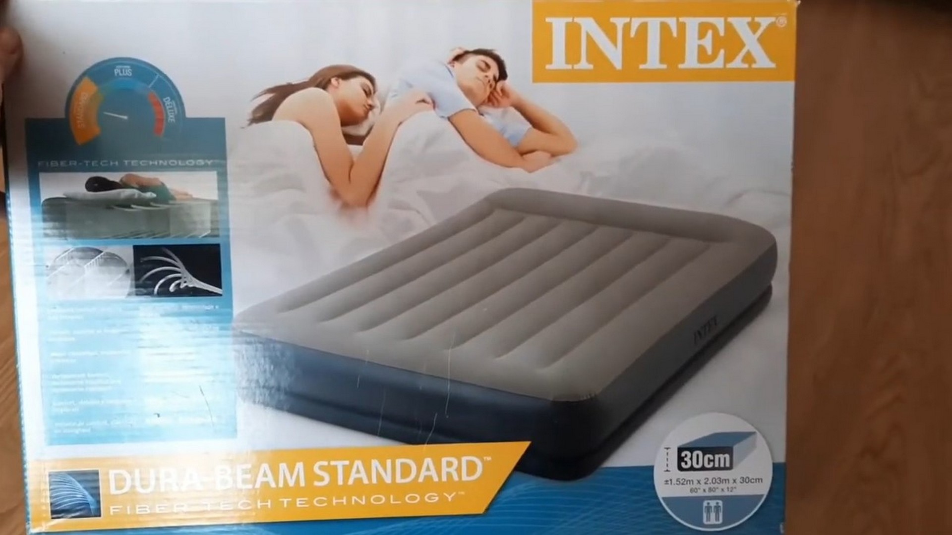 Надувной матрас (кровать) Intex 152х203х30 см, Mid-Rice Airbed, артикул  64118 - Купить в интернет-магазине AquaMarket ⬥ Доставка по Сибири или  самовывоз из ПВЗ - Код товара 52834