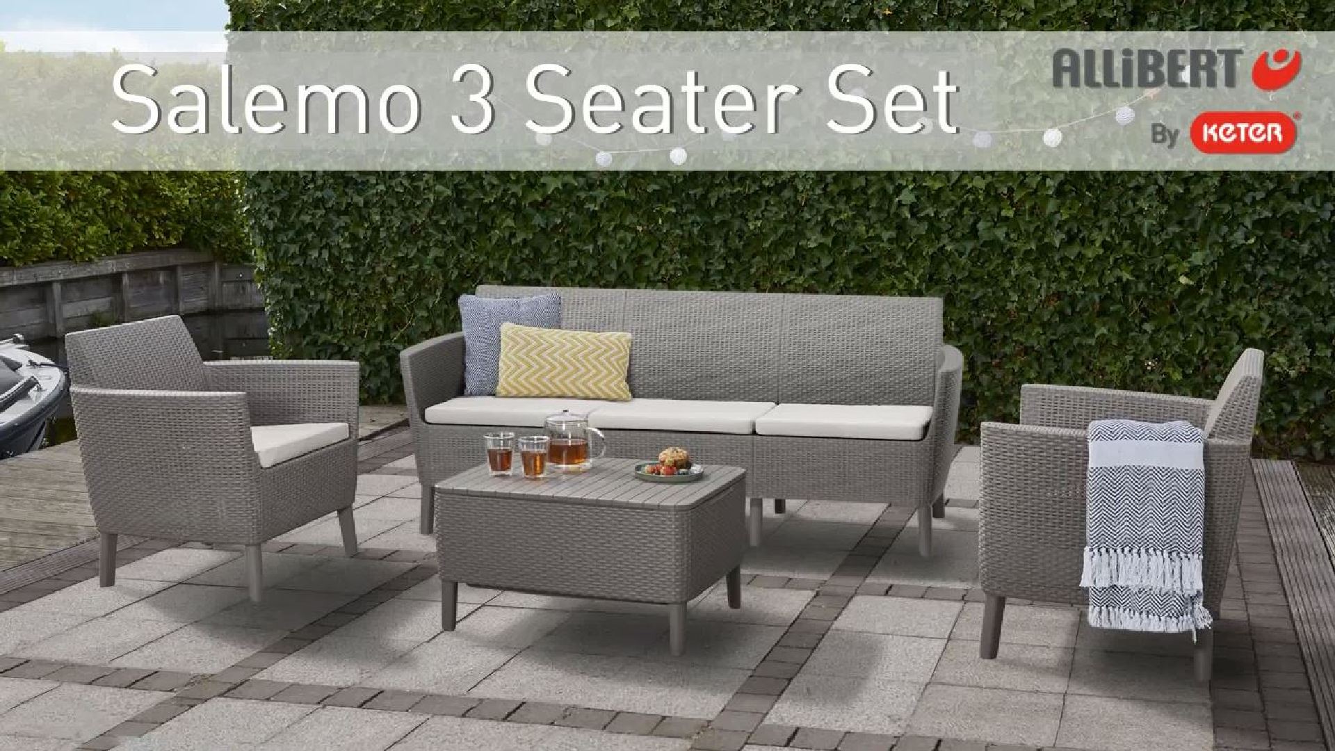 Комплект мебели Keter Salemo 3 Seater