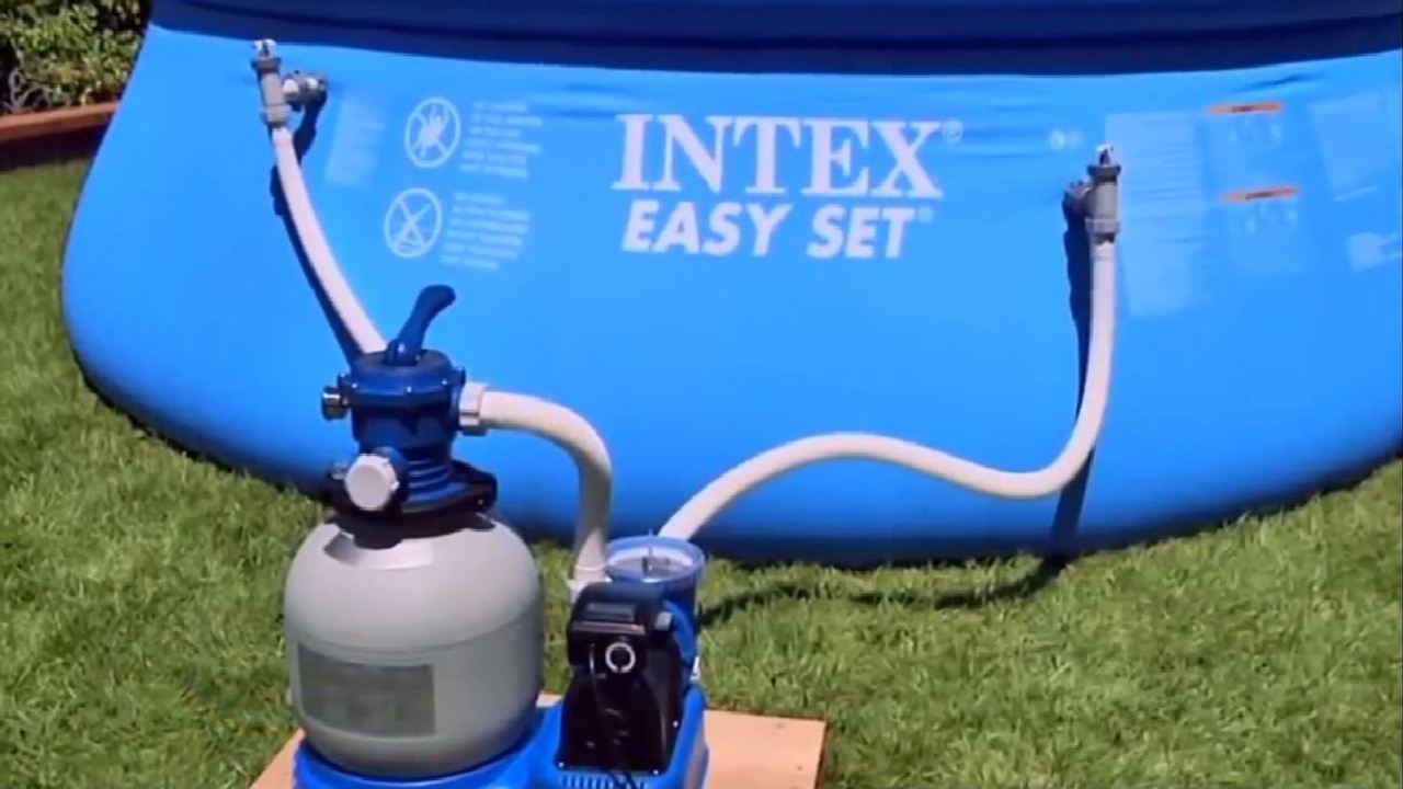 Схема подключения насоса intex для бассейна